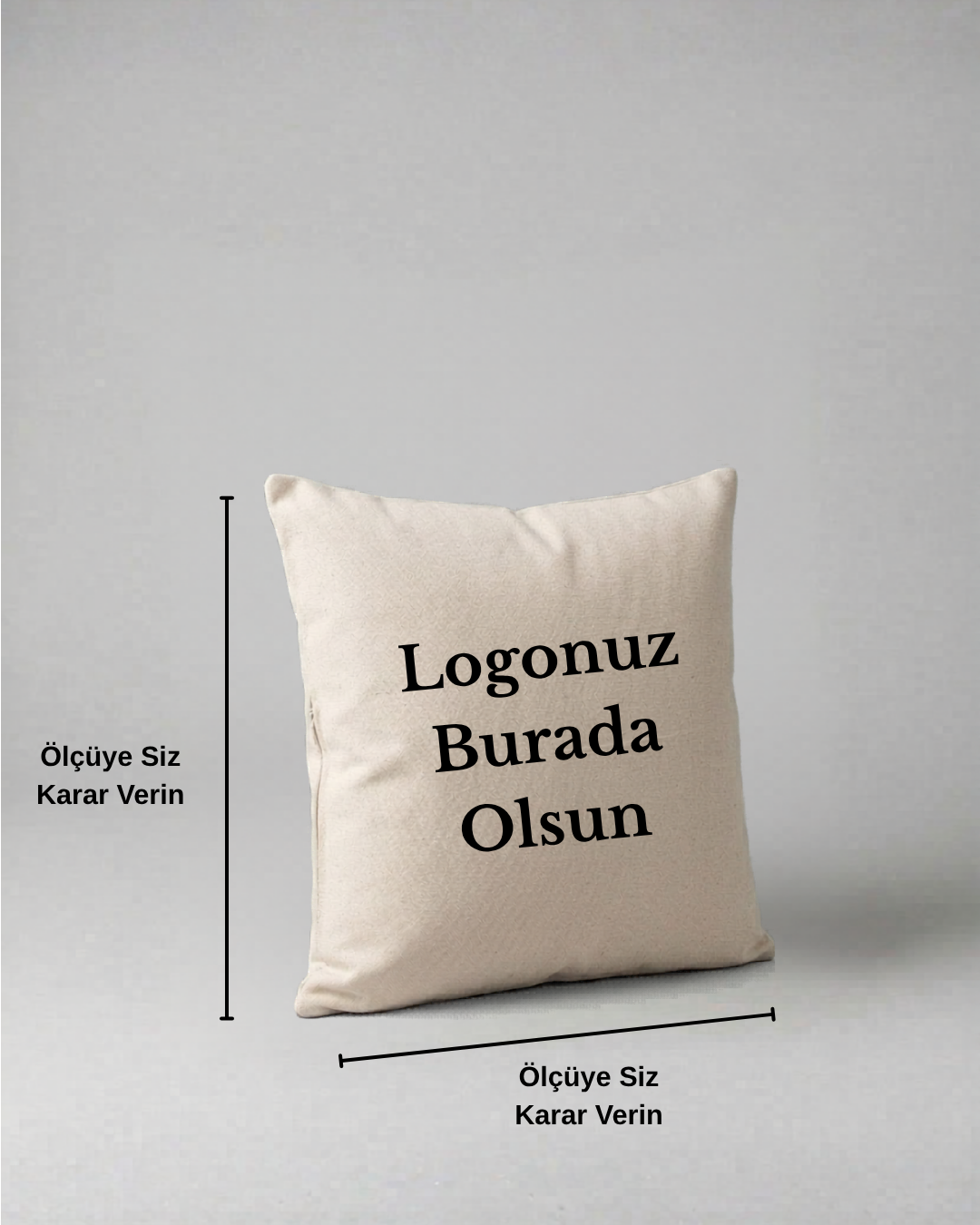 Özel ölçü ham bez kırlent - iç mimari ve ev tekstili projeleri